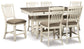 Bolanburg Counter Height Dining Table and 6 Barstools