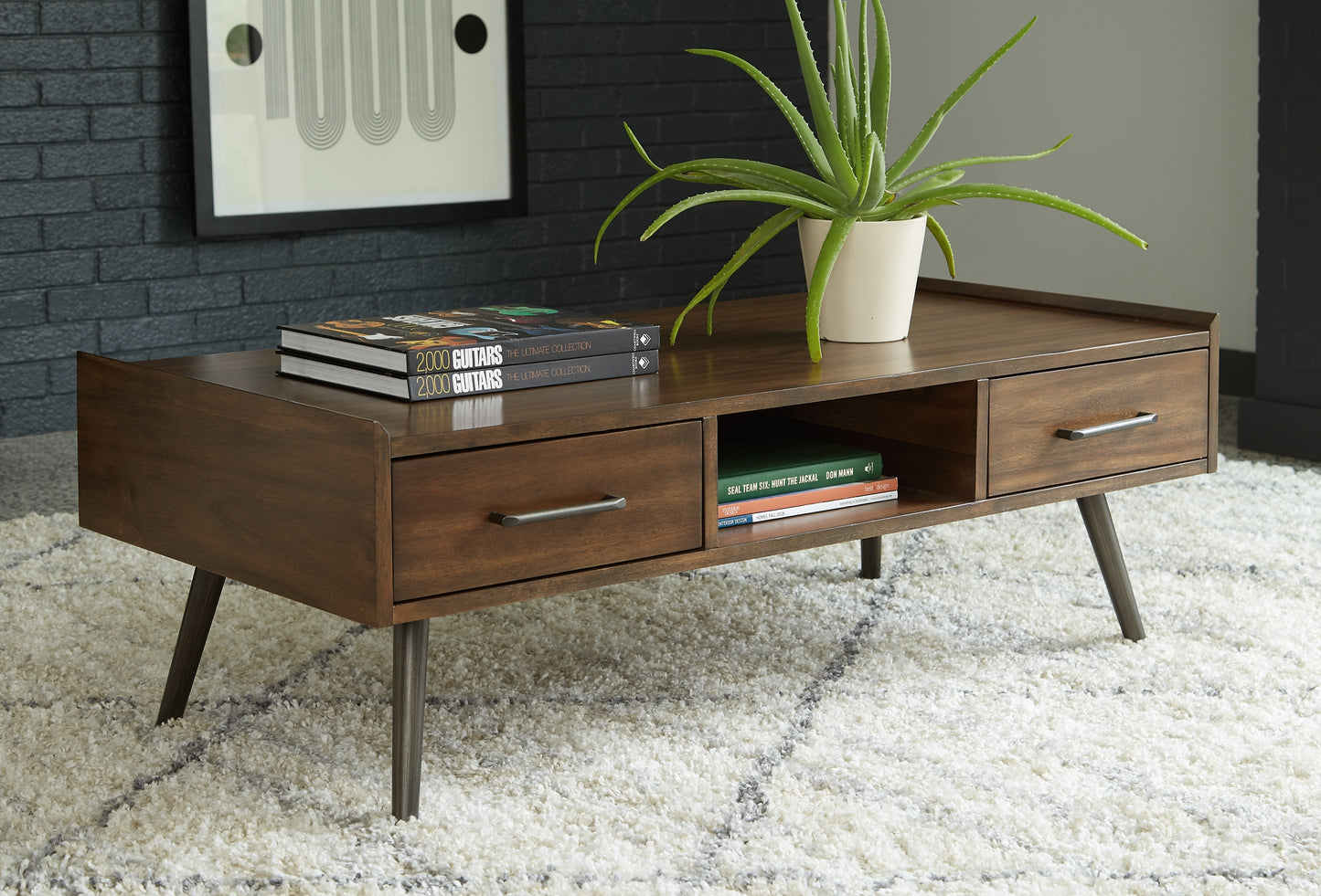Calmoni Coffee Table with 1 End Table