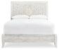 Paxberry Queen Panel Bed with Mirrored Dresser, Chest and 2 Nightstands